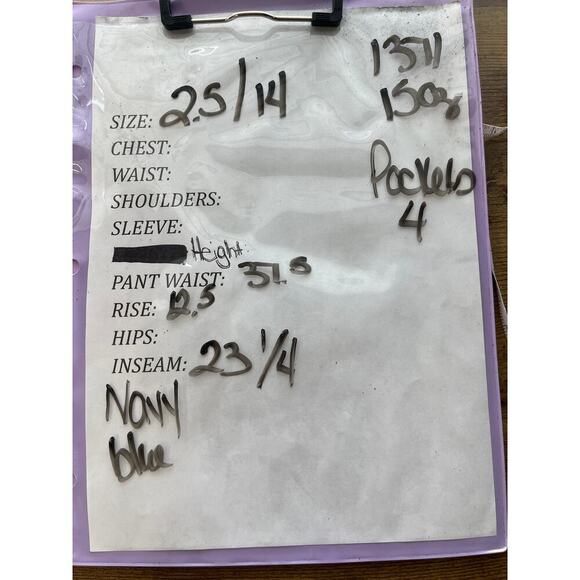 Chico's Womens Navy Blue 2.5 U.S. 14 Pockets Elastic Waist Pull On Casual Pants - Picture 7 of 7